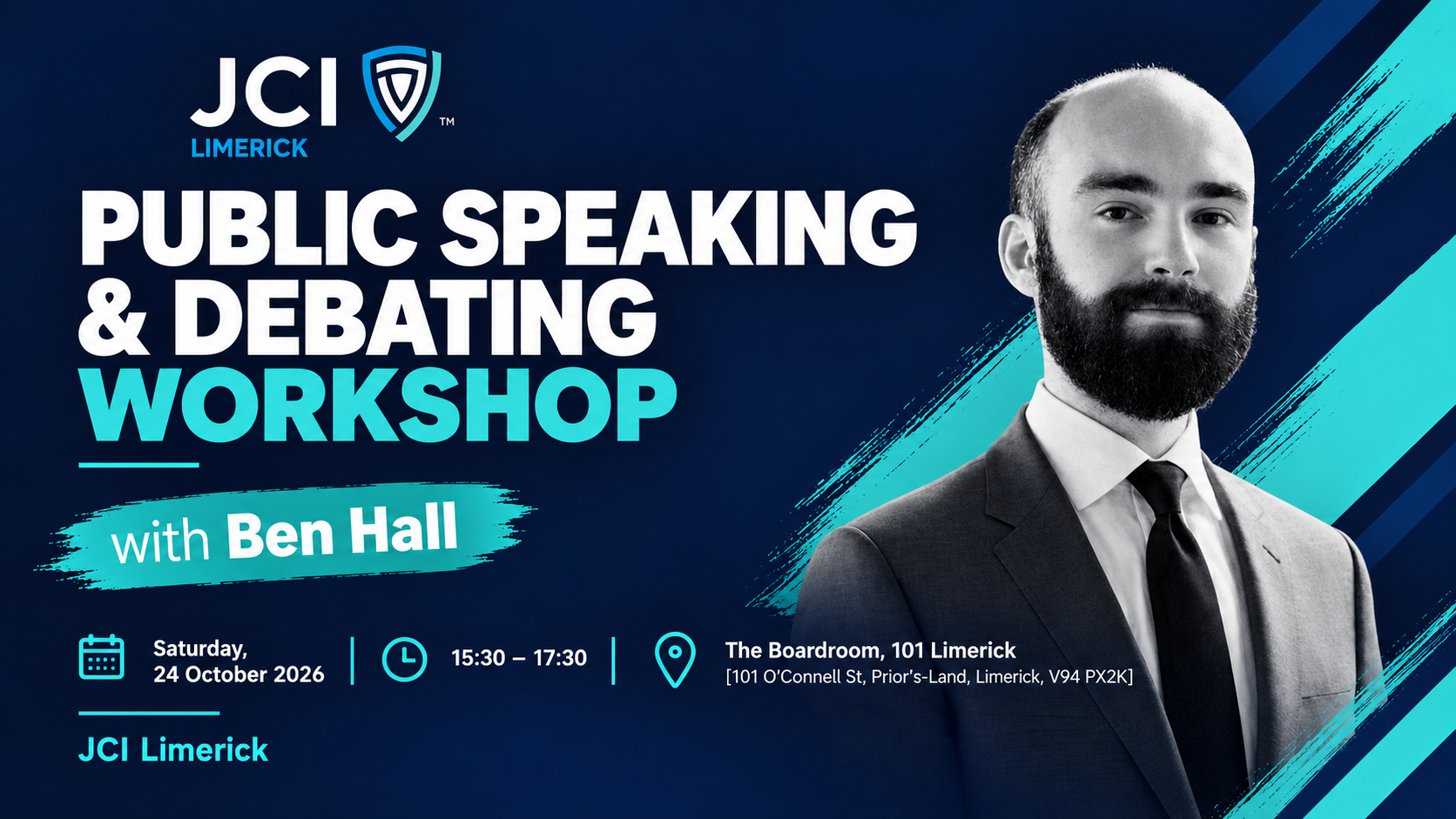 Public Speaking  Debating Workshop with Ben Hall  Image